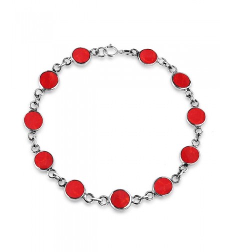 Reconstructed Double Sterling Silver Bracelet