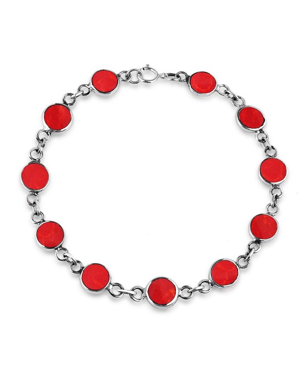 Reconstructed Double Sterling Silver Bracelet