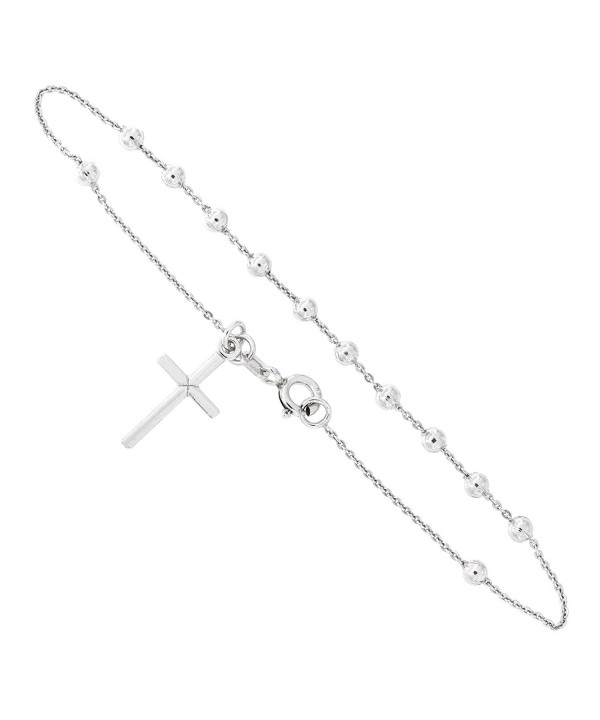 Sterling Silver Beads Rosary Bracelet