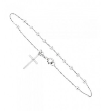 Sterling Silver Beads Rosary Bracelet