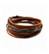 Cherryzz Fashion Leather Wristband Bracelet