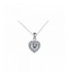 NYC Sterling Zirconia Pendant Necklace