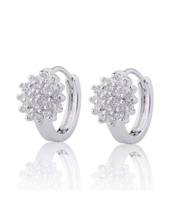 GULICX Jewellery Zirconia Pierced Earrings