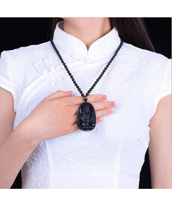 Natural Obsidian Handmade Pendant Necklace