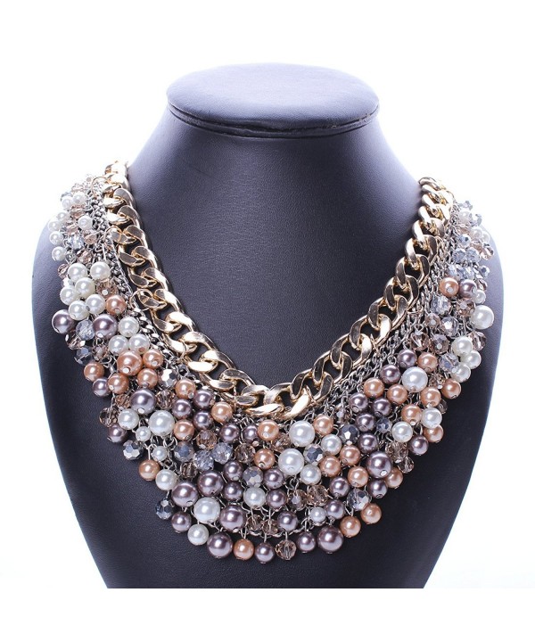 Multi storey Explosion exaggeration fashion necklace