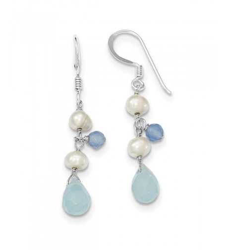 Sterling Freshwater Cultured Pearl Earrings