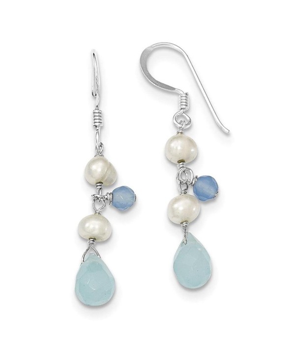 Sterling Freshwater Cultured Pearl Earrings