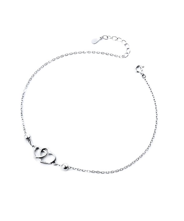 Anklet Sterling Silver Adjustable bracelet