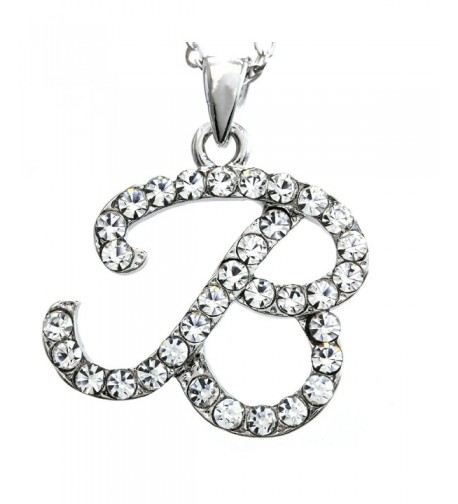 Initial Pendant Necklace Fashion Jewelry