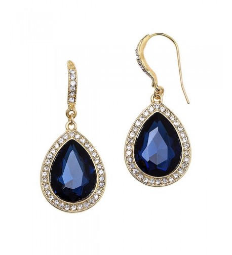 Rosemarie Collections Teardrop Rhinestone Statement