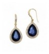 Rosemarie Collections Teardrop Rhinestone Statement