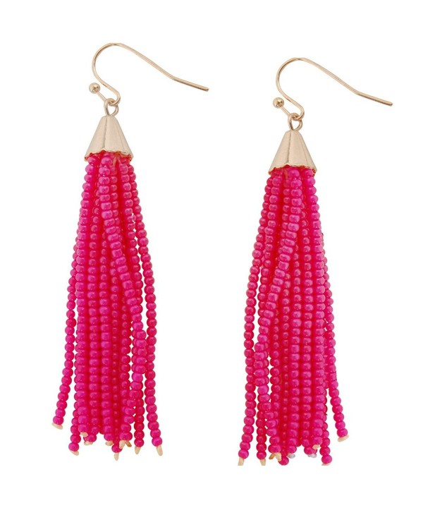 Humble Chic Beaded Tassel Dangles