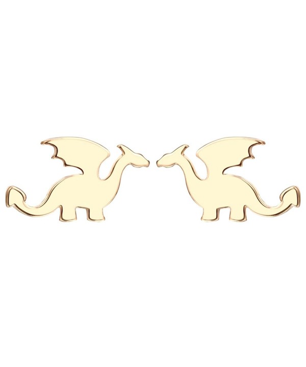 Alloy Cute Cartilage Dinosaur Earrings