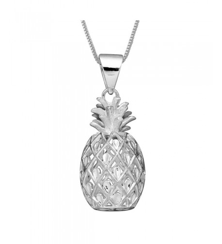 Sterling Silver Pineapple Pendant Chain