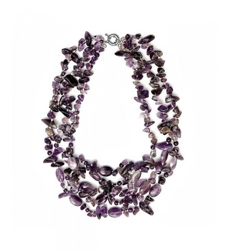 Beautiful Amazing Purple Amethyst Necklace