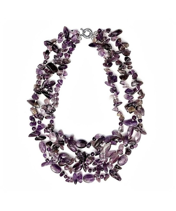 Beautiful Amazing Purple Amethyst Necklace