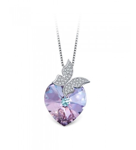 T400 Jewelers Butterfly Necklace Swarovski