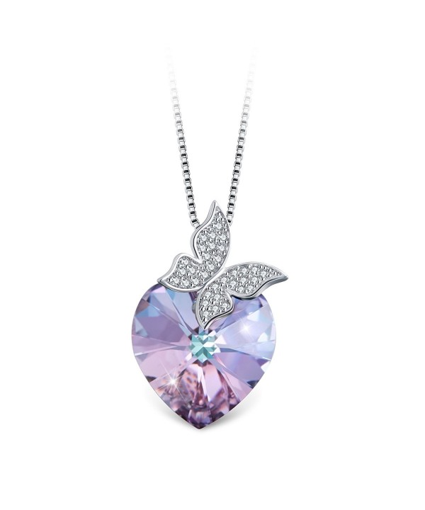 T400 Jewelers Butterfly Necklace Swarovski