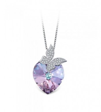 T400 Jewelers Butterfly Necklace Swarovski