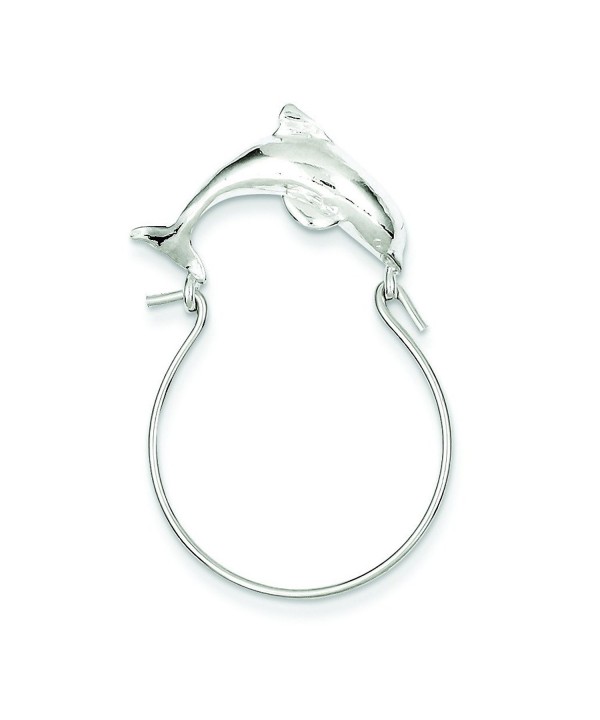 Sterling Silver Dolphin Charm Holder Sterling Silver Dolphin Charm Holder
