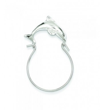 Sterling Silver Dolphin Charm Holder