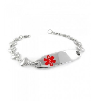 MyIDDr Pre Engraved Customized Penicillin Bracelet