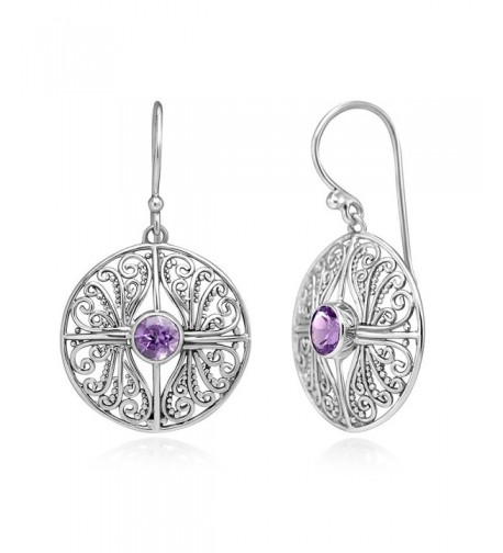 Sterling Filigree Inspired Amethyst Gemstones