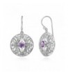 Sterling Filigree Inspired Amethyst Gemstones