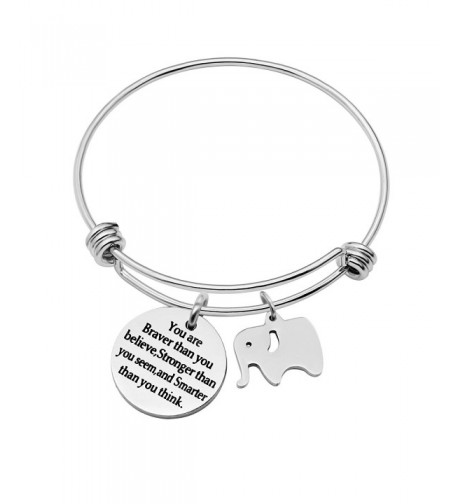 Bracelets stronger smarter Stainless Elephant