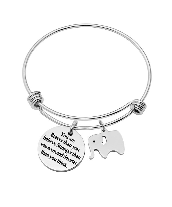 Bracelets stronger smarter Stainless Elephant