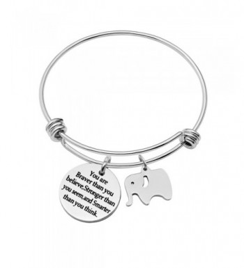 Bracelets stronger smarter Stainless Elephant