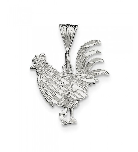 Sterling Silver Rooster Charm 0 9IN