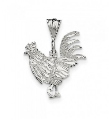 Sterling Silver Rooster Charm 0 9IN