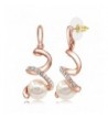 Kemstone Crystal Plated Earrings Simulated