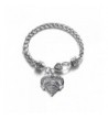 Cosmetologist Bracelet Silver Lobster Crystal