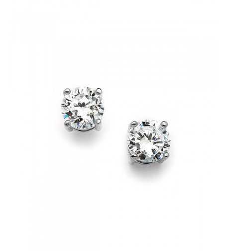 Mariell Carat Round Cut Stud Earrings