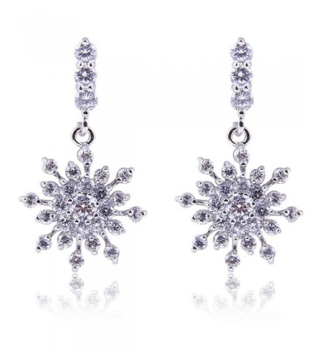 YAZILIND Dazzling Flawless Zirconia Snowflake