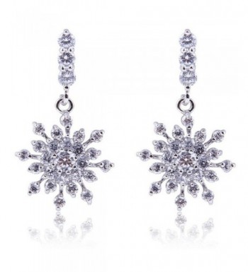 YAZILIND Dazzling Flawless Zirconia Snowflake