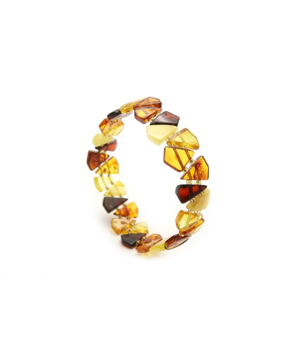 Genuine Natural Multicolored Stretch Bracelet