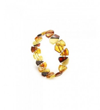 Genuine Natural Multicolored Stretch Bracelet