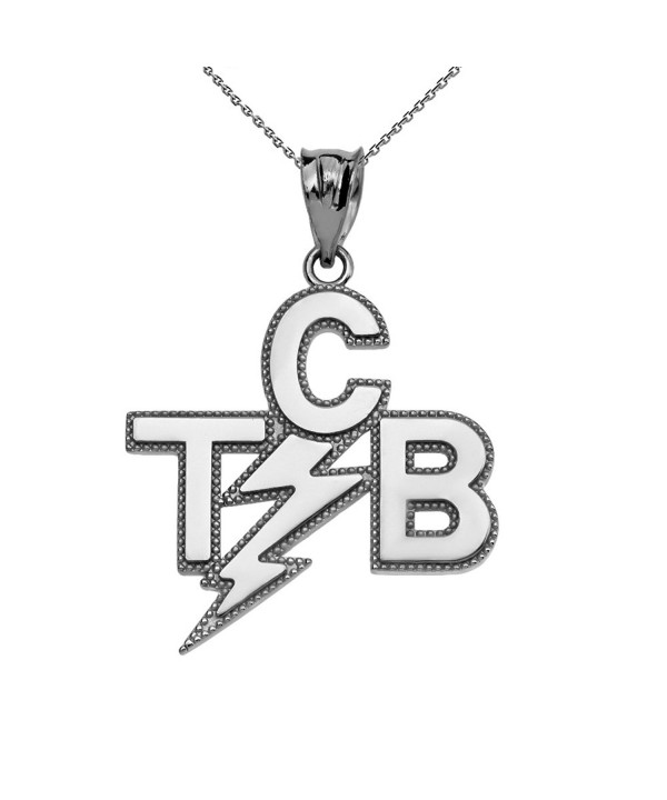 Taking Business Sterling Pendant Necklace