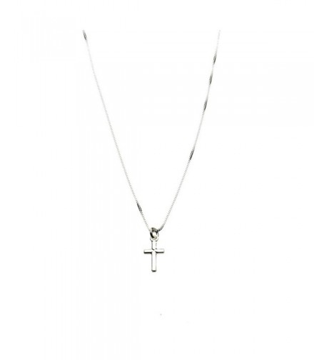 Sterling Silver Cross Nickel Necklace