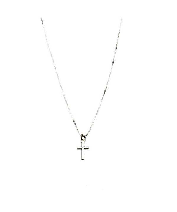 Sterling Silver Cross Nickel Necklace