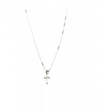 Sterling Silver Cross Nickel Necklace