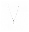 Sterling Silver Cross Nickel Necklace