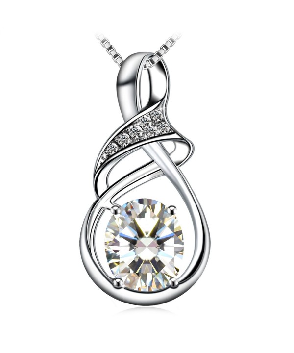 Necklace Sterling Zirconia J Rose Exquisite Necklace Sterling Zirconia J Rose Exquisite