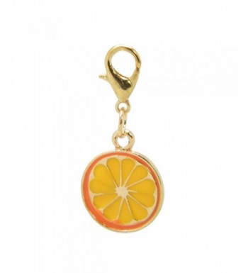 Paialco Enamel Orange Fruit Charms