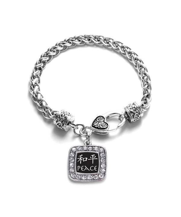 Chinese Characters Classic Silver Bracelet