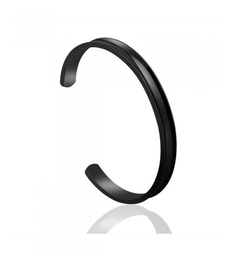 ZuoBao Bracelet Stainless Grooved Bangle