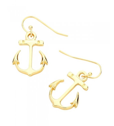 Liavys Anchor Fashionable Earrings Plated